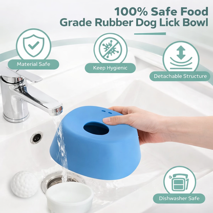 Interactive Lick Treat Dog Bowl