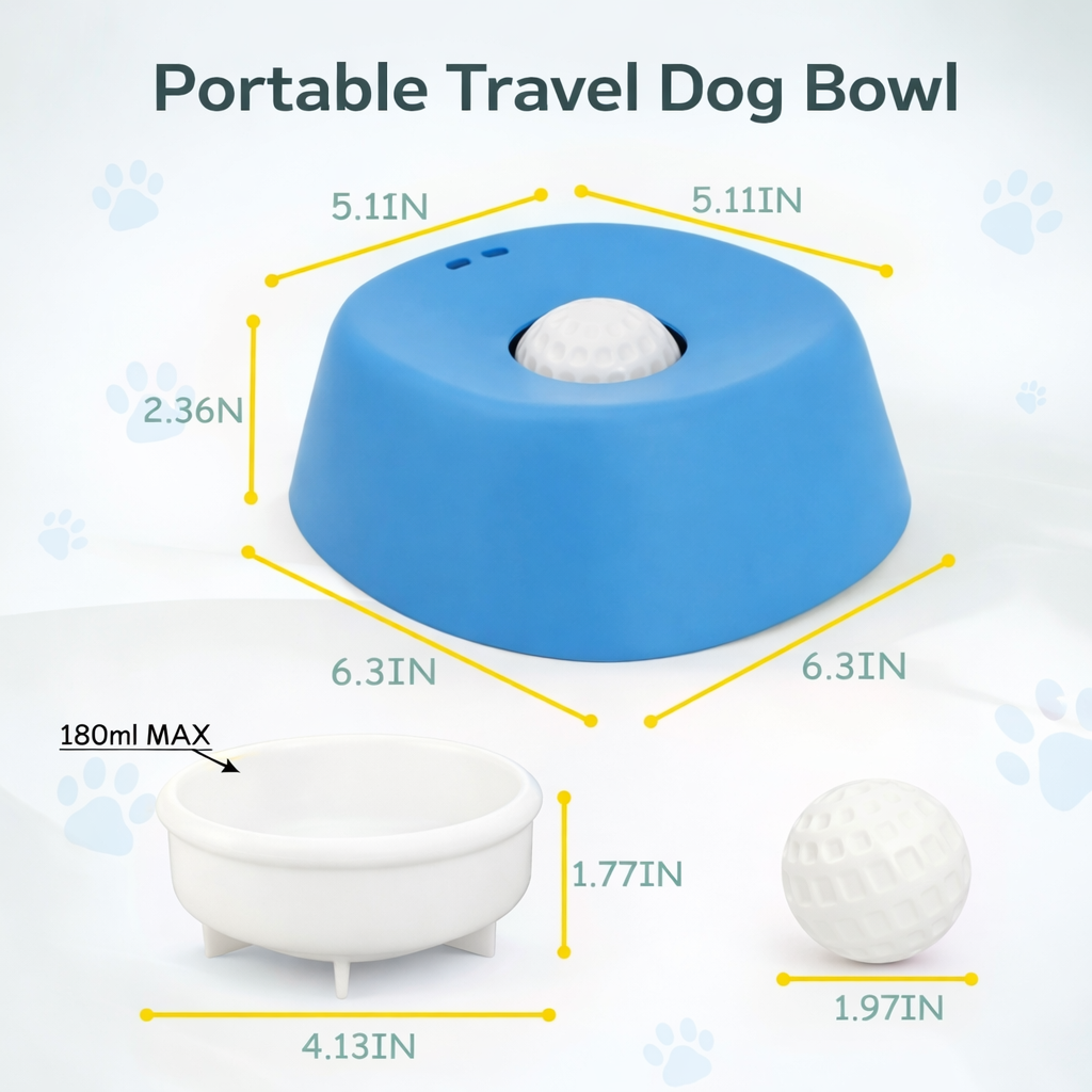 Interactive Lick Treat Dog Bowl