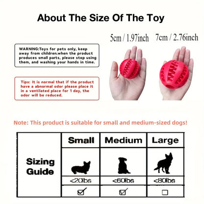 Interactive Dental Treat Ball for Dogs