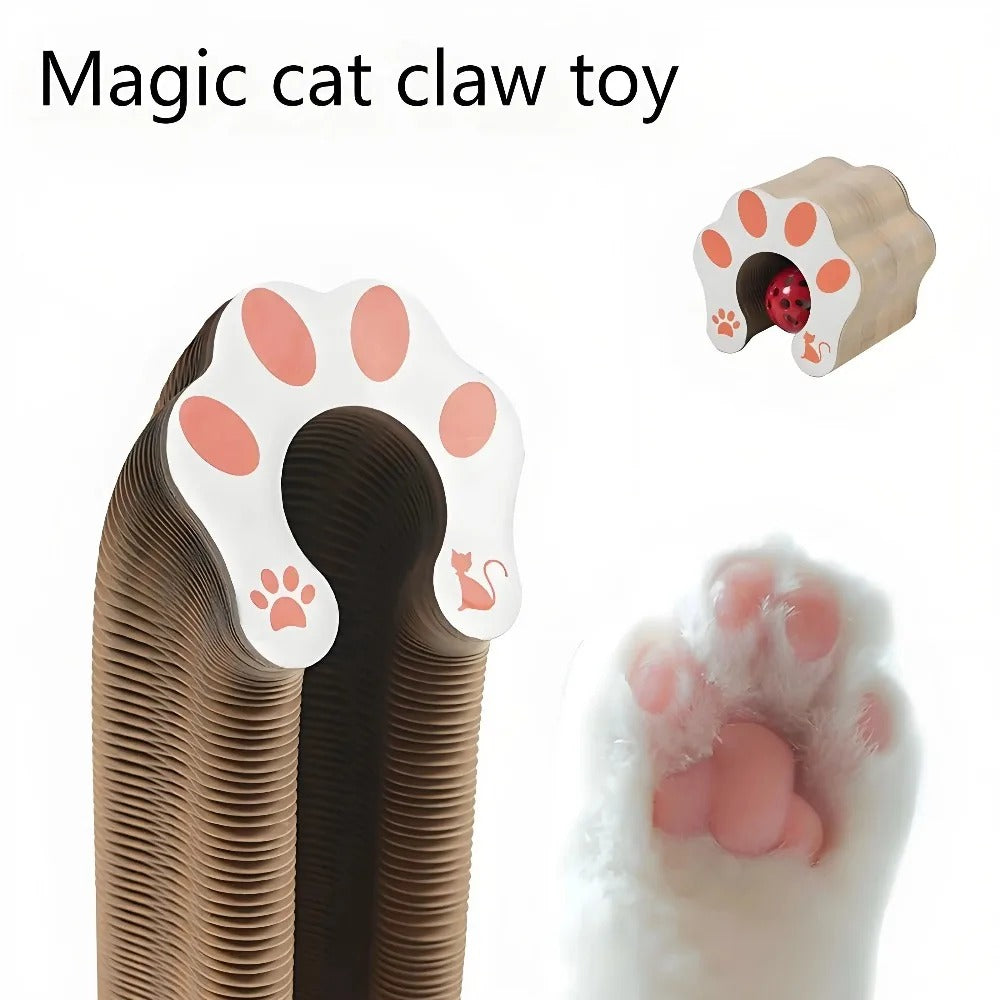 Interactive Accordion Cat Scratcher