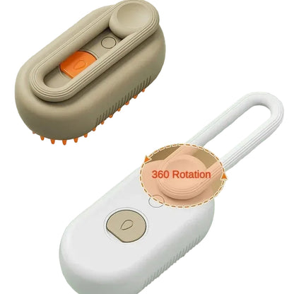 3-in-1 Steam Pet Grooming Brush