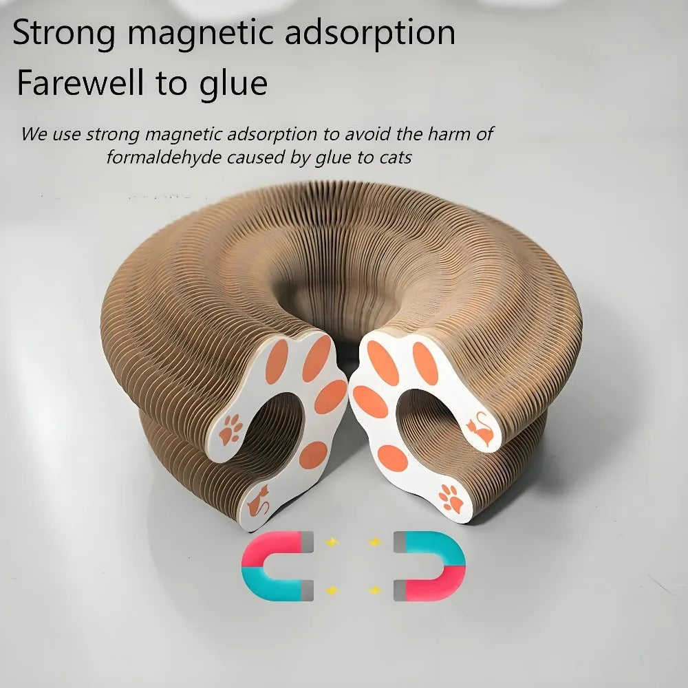 Interactive Accordion Cat Scratcher