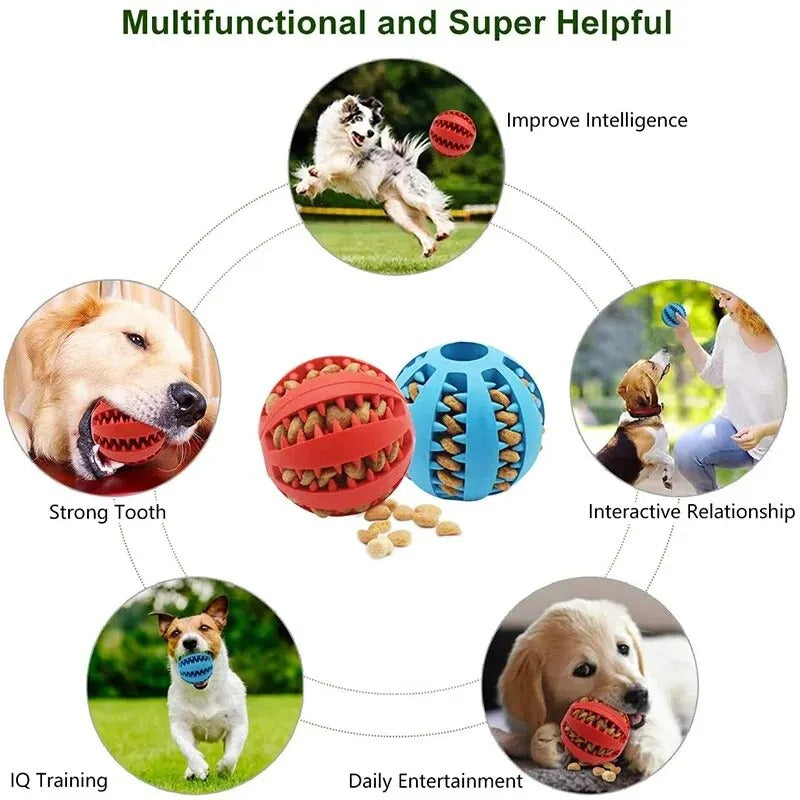 Interactive Dental Treat Ball for Dogs