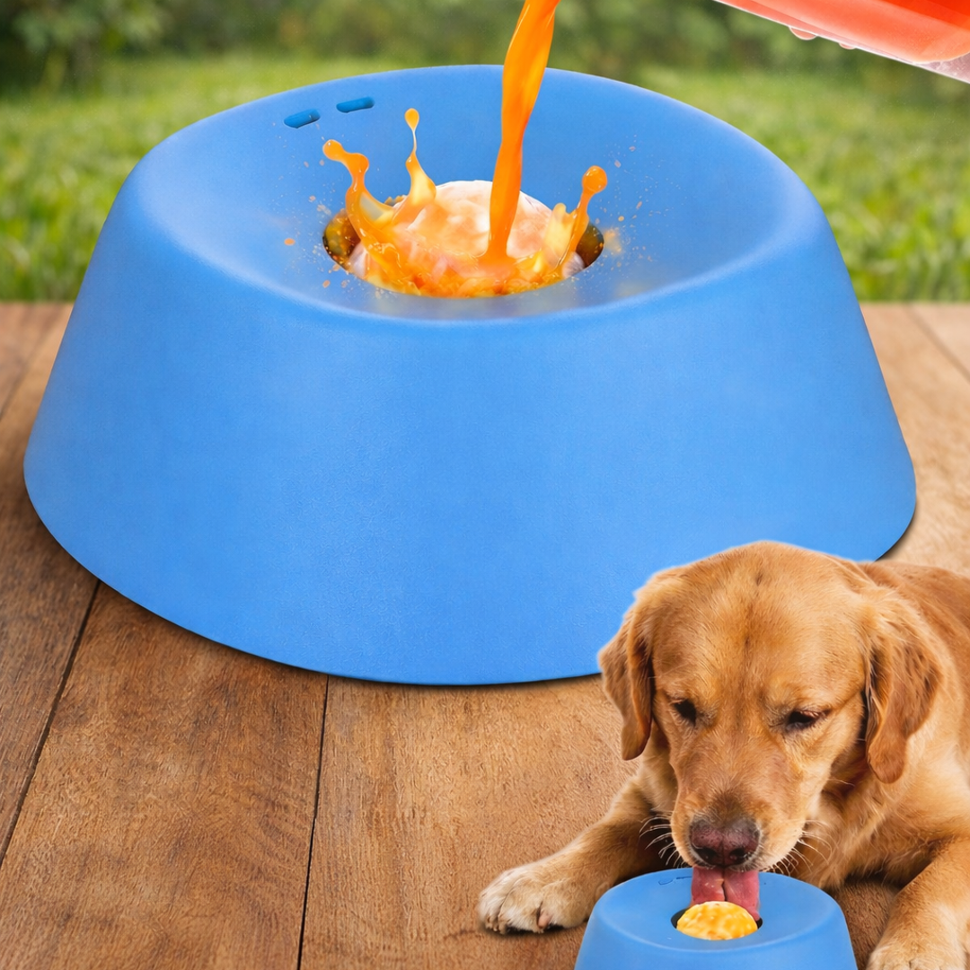 Interactive Lick Treat Dog Bowl